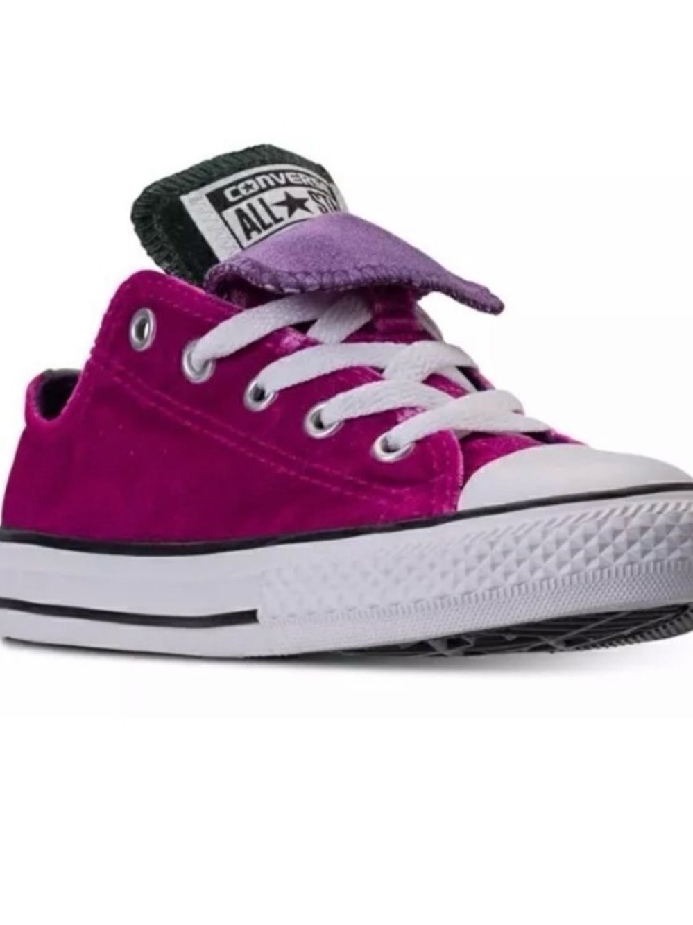 CONVERSE Chuck Taylor All Star Velvet Double Tongue Casual Sneakers